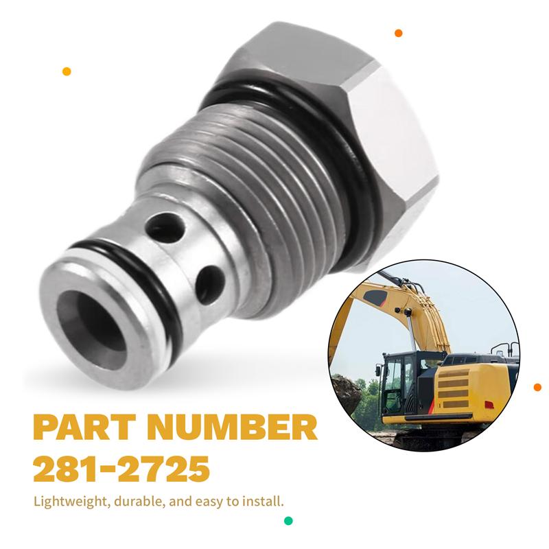 Powerful 281-2725 Check Valve GP C12 C13 C15 C18 3406E 2812725 For CAT Caterpillar Excavator Spare Part