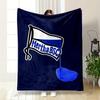 Hertha BSC Flag Blanket for All Seasons Blanket Lunch Break Throw Gift
