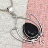 Black Spinal  Pendant Gemstone Jewelry Handicraft Valentine'Day Gold