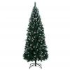 VidaXL Sapin de Noël artificiel 300 LED 180 cm, arbre de Noël, sapin de Noël réaliste, ornement de Noël, faux sapin de Noël, 3315750