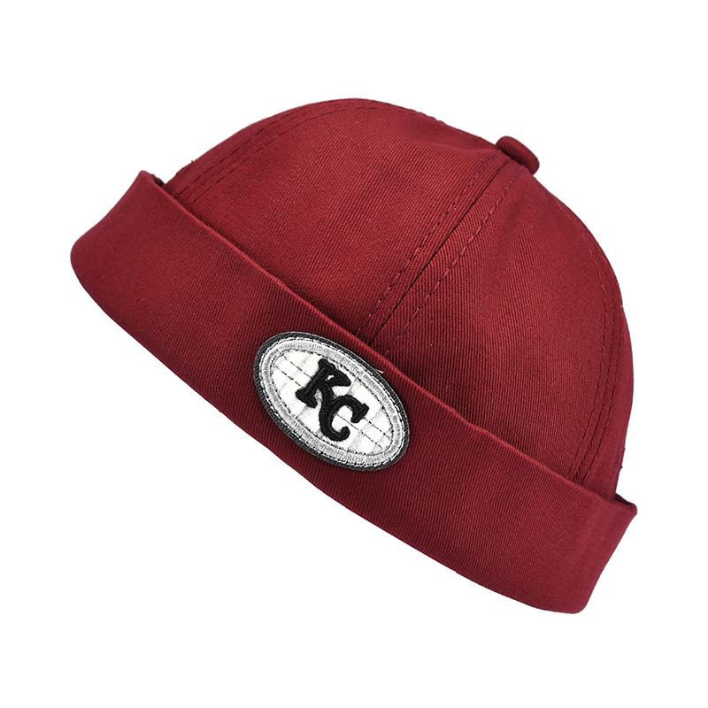 JYL TS DIY Уличная Хип-Хоп Кепка Вышивка Буквами Граффити Хлопковая Кепка с Плоским Козырьком maroonred_ темный загар