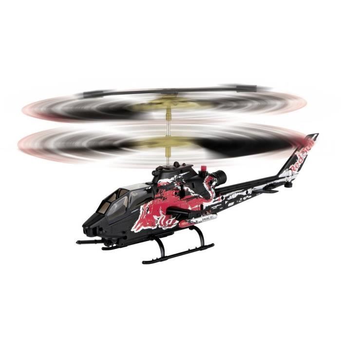 Beginner Ready-to-fly Rc Helicopter - Carrera - Tah-1f - Red - White - Plastic