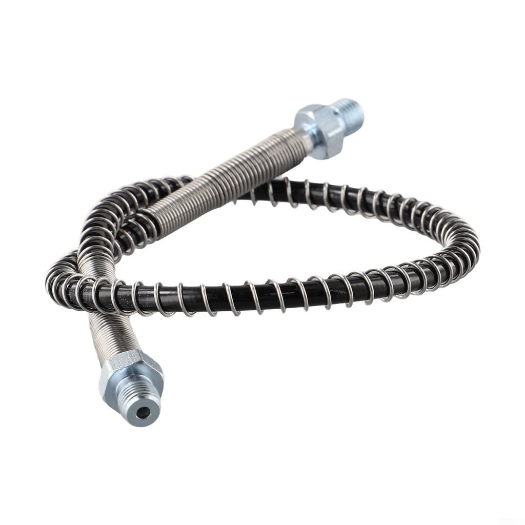 Air Pump High Pressure Hose Outdoor 8mm M10*1 Thread With Spring Wrapped