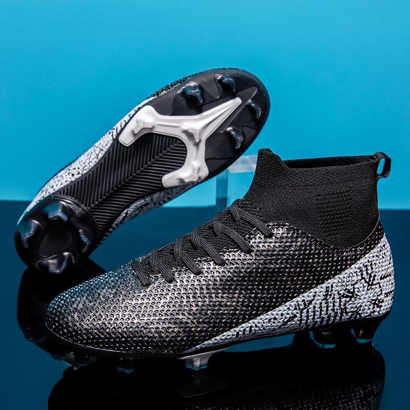 1170 High Top Soccer Boots Men's and Women's Youth Students AG Spike TF Training Shoes Sports Sneakers Batch 2025