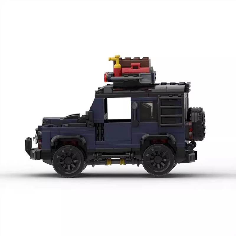 Compatible With Building Blocks MOC Speed Series 8 Grid Car Recorder And Guard Boy Assembled Vehicle Gift