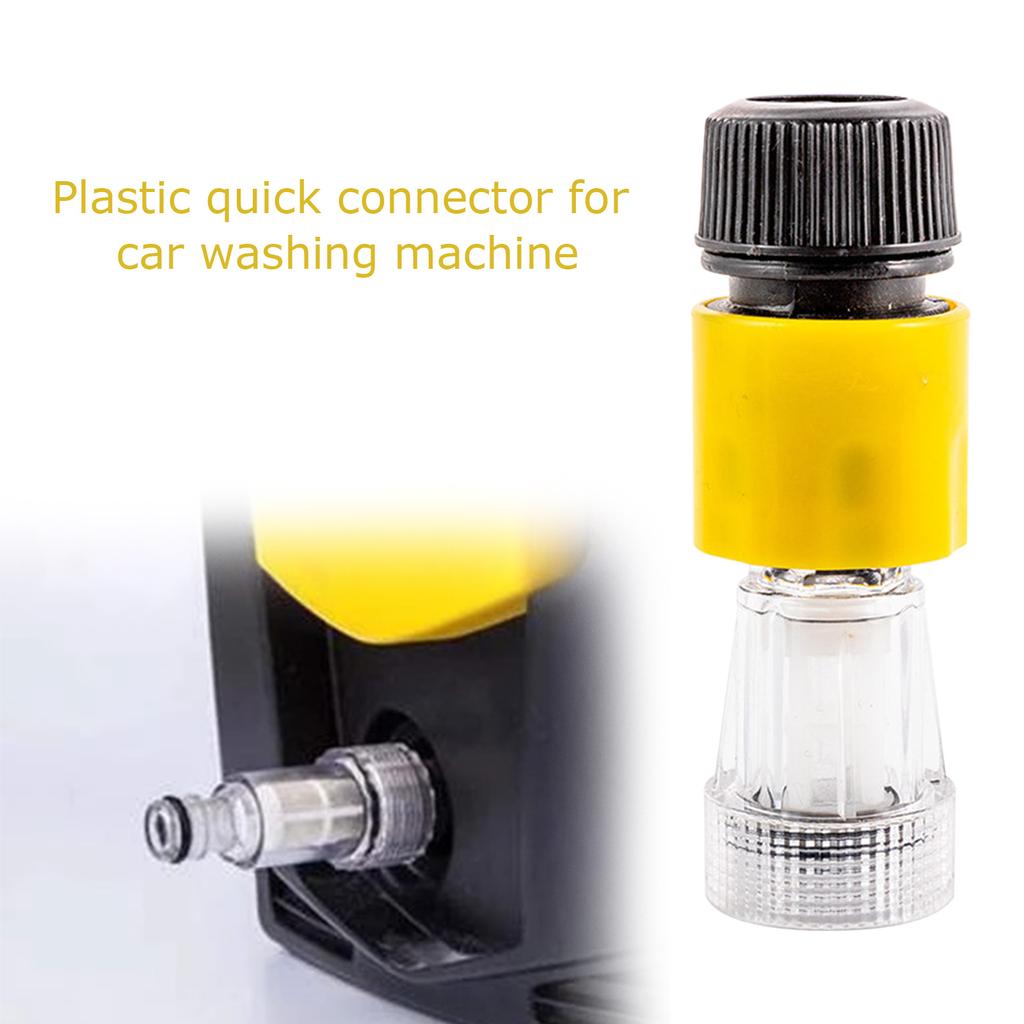 Car Washing Machine Adapter For High Pressure Washer Water Connector Filter Quick Connection Garden Hose Pipe Fitting Auto Parts