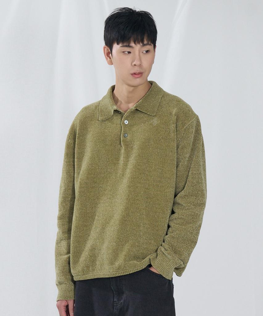 SLOWACID Velour Solid Pk Knit [Green]