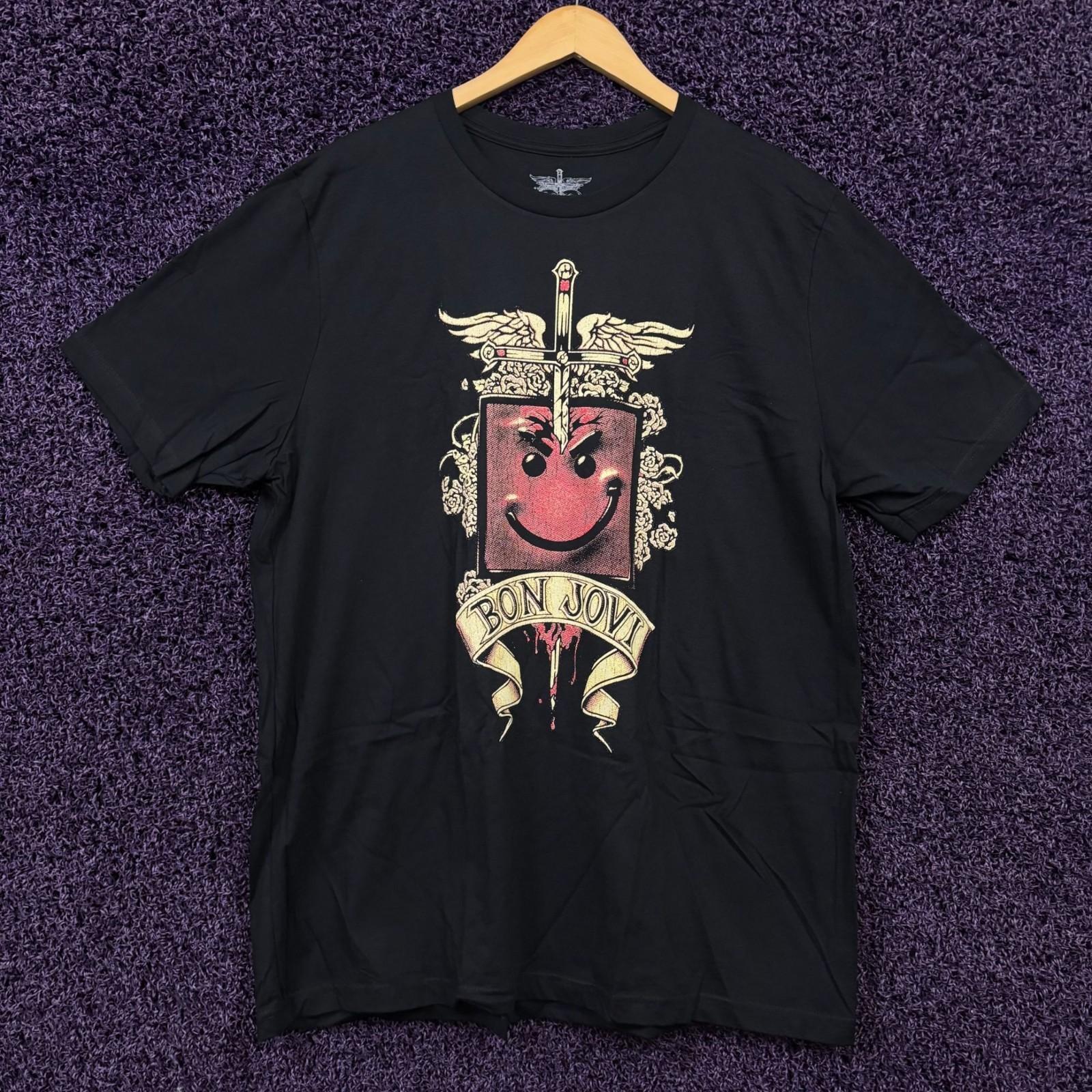 Bon Jovi Have A Nice Day Album Art Pop Rock Band T-Shirt XXL XXXL