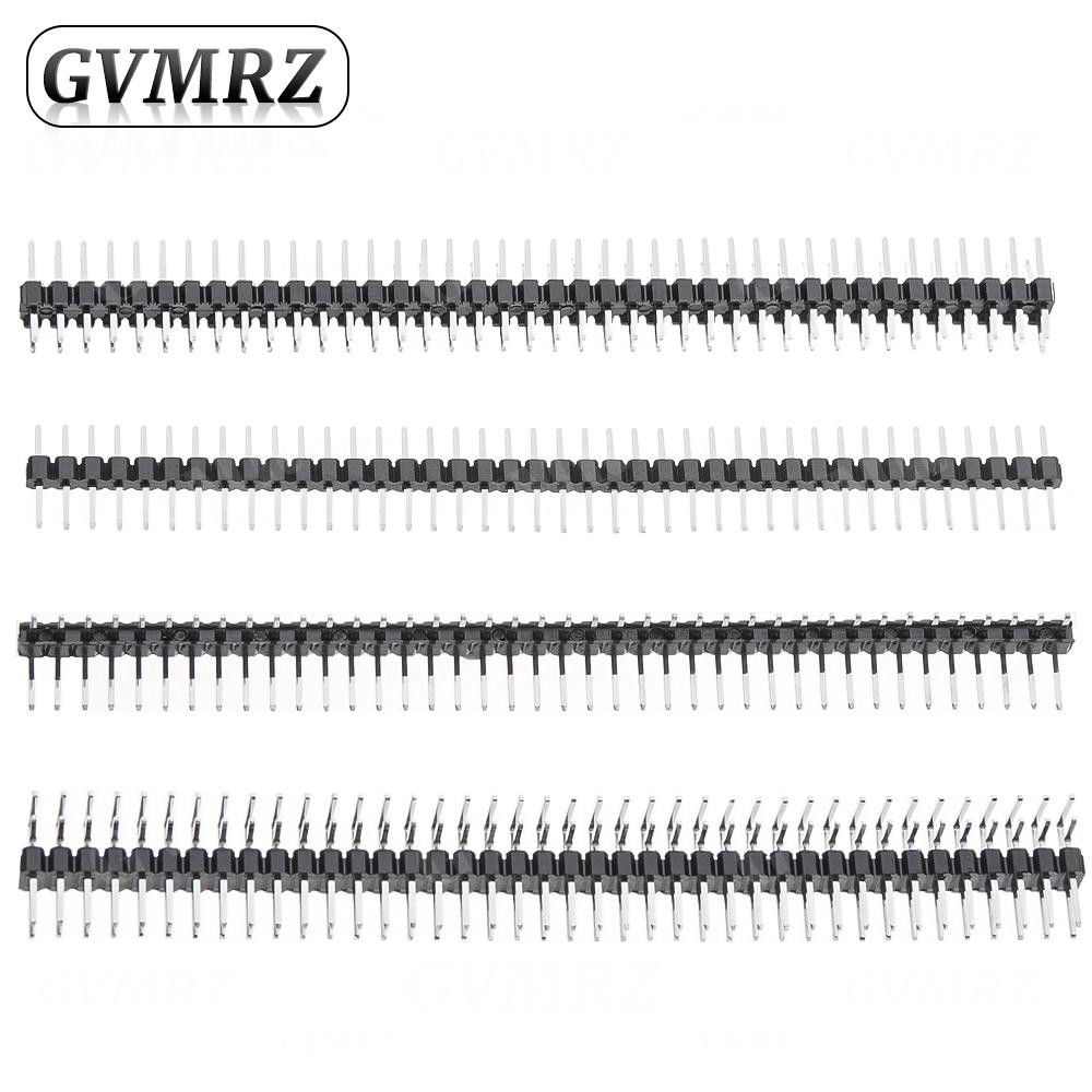 10PCS 2.0mm 40 Pin Male Single Row Pin Header Strip 1*40P 2mm Male Pin Header Connector 2*40P