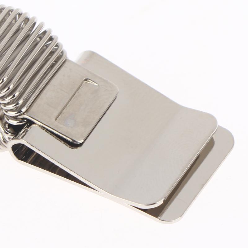 1/3/5Pcs Multifunctional Telescopic Spring Electroplating Pen Clip Notepad Portable Spring Pen Slot Fixed Stationery Accessories