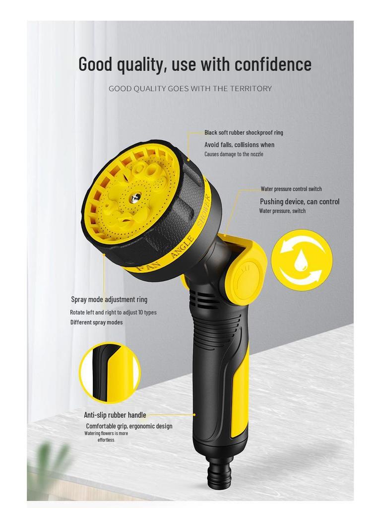 Guo Ma Ruixiang High-Pressure Garden & Car Wash Water Gun