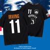 Nets Irving No. 11 Short-sleeved T-shirt Trendy Summer Basketball Sports Loose Cotton Half-sleeved Training Clothes