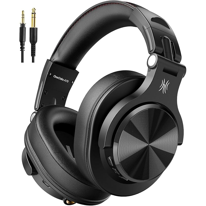

OneOdio A70 wireless headphone Up to 72 hours playback bluetooth headphones wired wireless dual use over ear with microphone DJ headphones Closed type