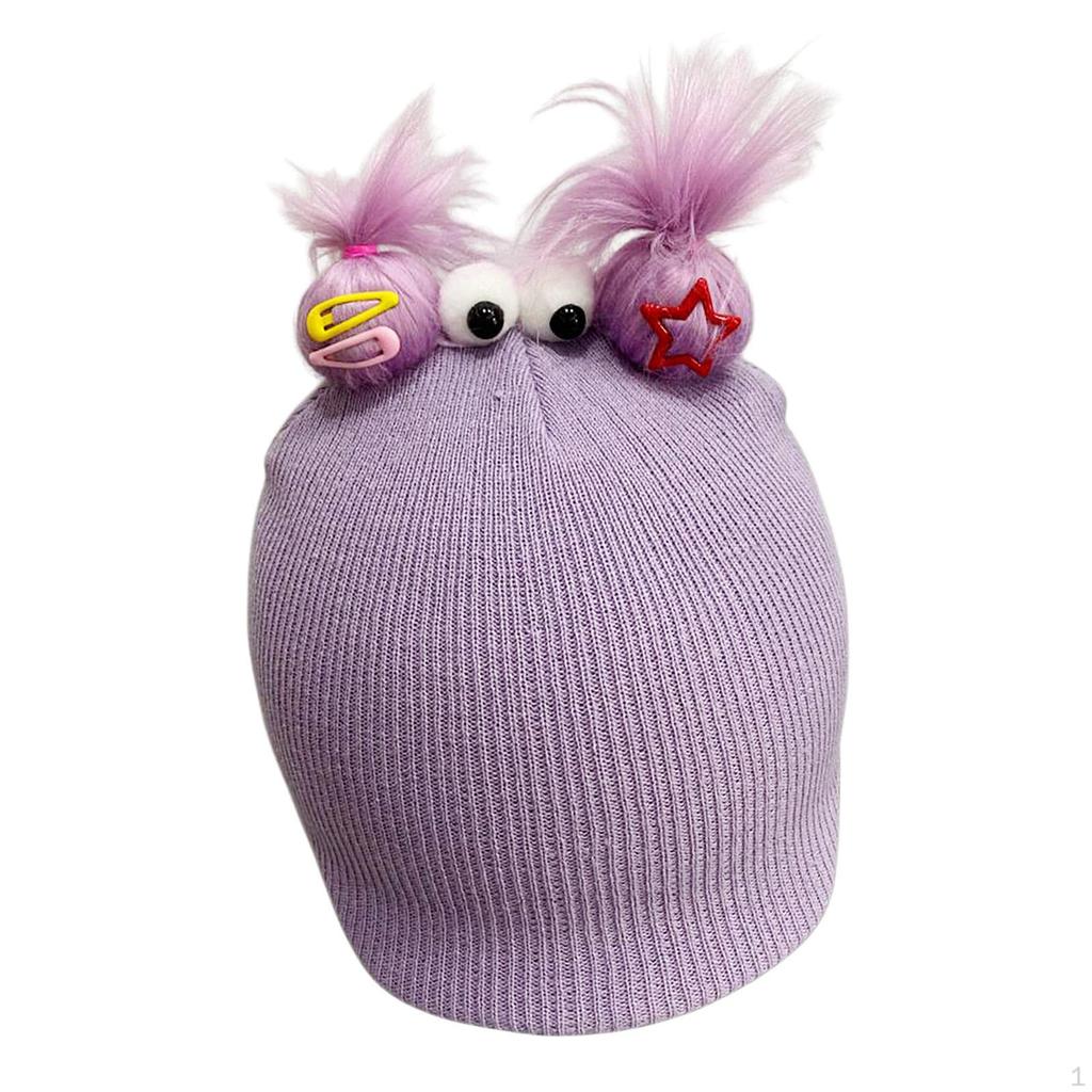 Cartoon-Themed Ski Helmet Decoration and Warm Covering