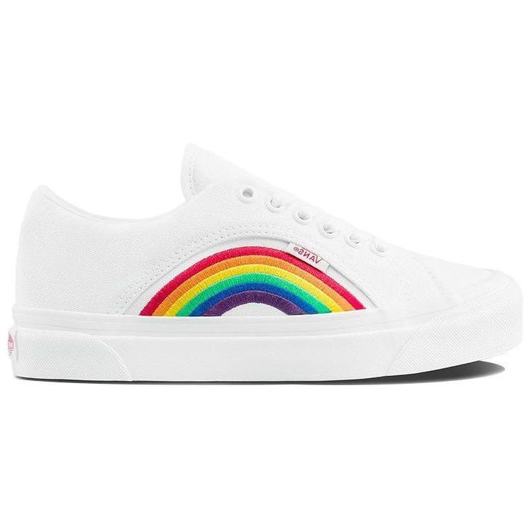 Vans Lampin 86 DX Pride - Bílé unisex tenisky True-White VN0A54FC4GQ