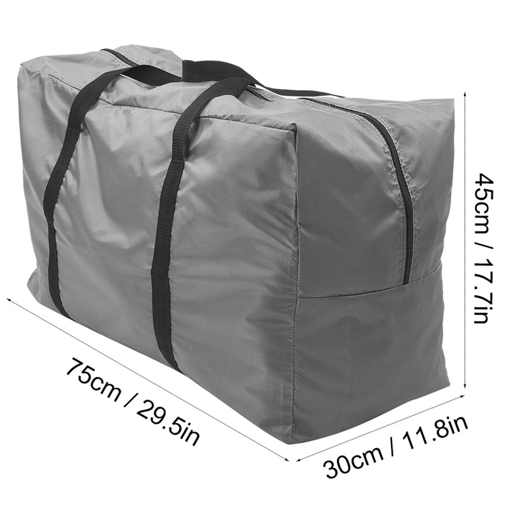 Large Foldable Storage Carry Bag Handbag Accessory for Canoeing Inflatable Boat Gray