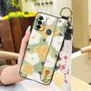 Lanyard Wristband Phone Case For Tecno Spark 7/Spark7T Anti-dust Wrist Strap Protective Ring Silicone Fashion Design