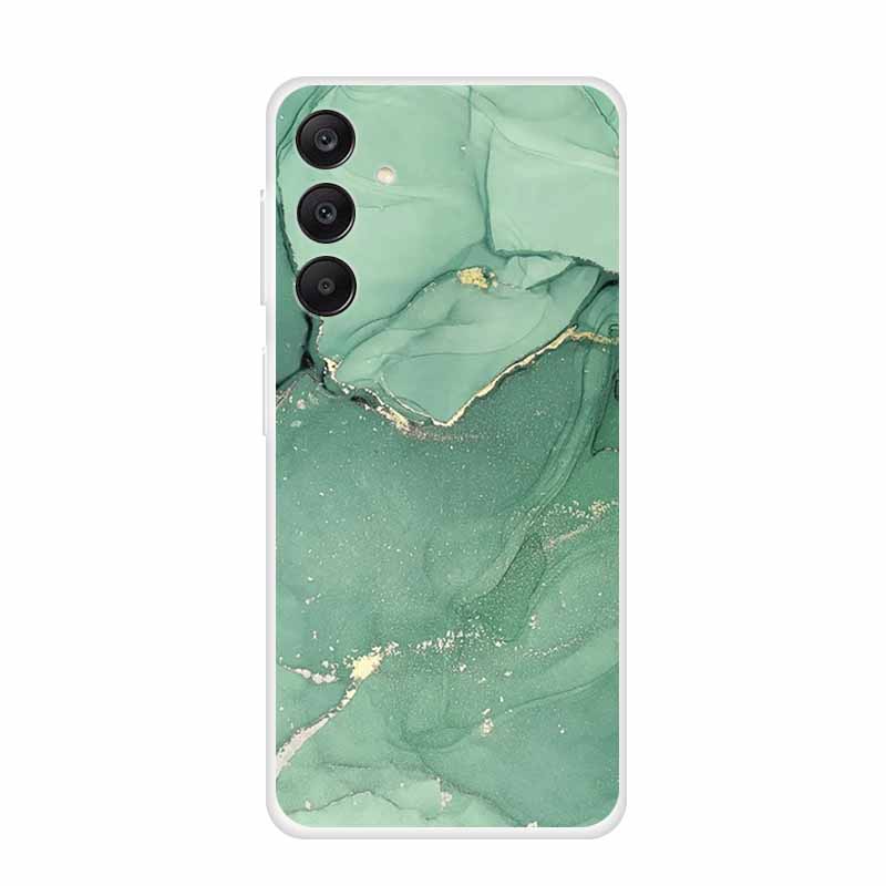 Marble Patterns Phone Case for Samsung A25 Soft Transparent TPU Clear Cover for Samsung Galaxy A 25 Protective Silicone Shell