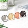 [2 Pack] Small Round Matte Finish Cell Phone Ring Holder Stand,360 Degree Rotation and 180 Degree Adjustable Finger Ring Kickstand with Frosted Metal