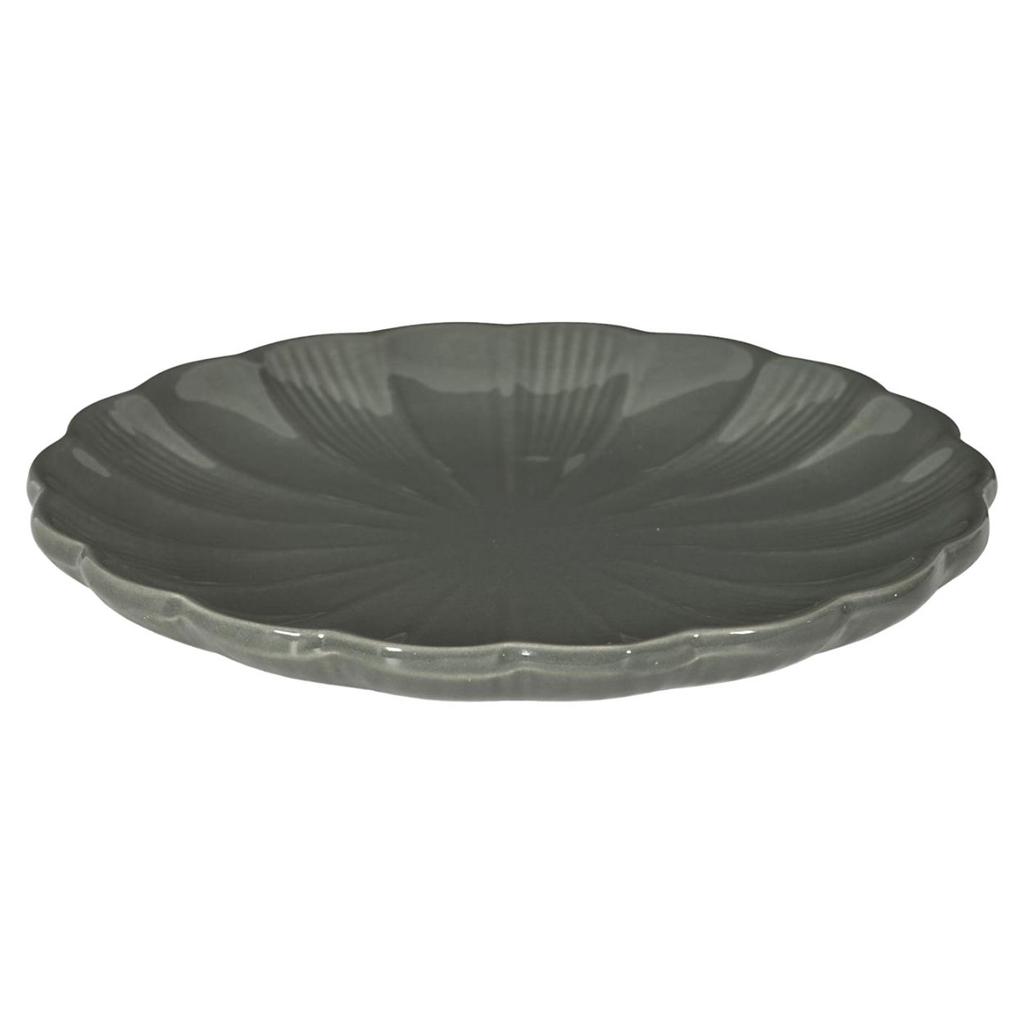 Talerz Deserowy Eden 20 Cm Szary