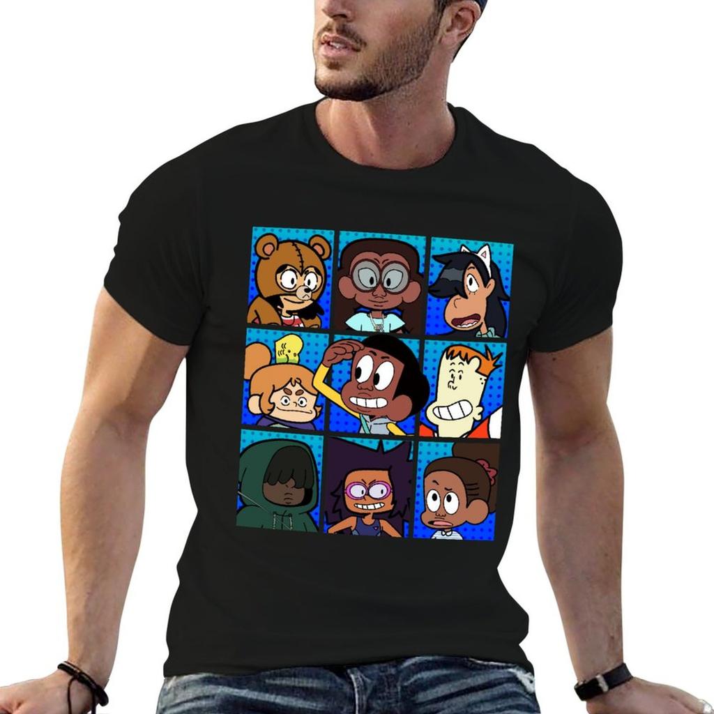 Craig of the Creek Characters Blue T-Shirt Work Utility Casual Tee Shirt