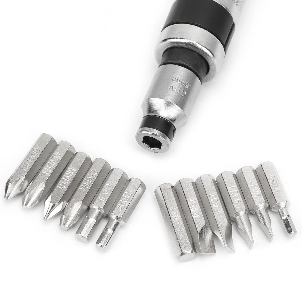 Popular 13 Piece Impact Screwdriver Bit For Car Repair Tools Remove Nut Rust Screw