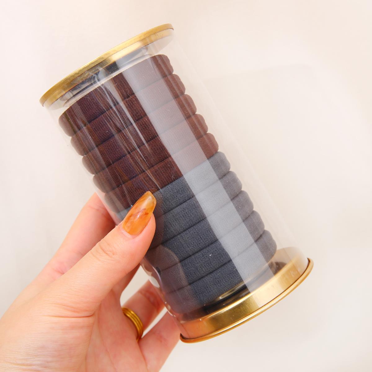 

10 шт./кор. нейлоновые высокоэластичные консервированные кольца для волос резинки для волос для женщин эластичные петли для волос модные аксессуары для волос