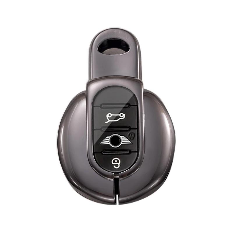 Metal Automotive Housing Remote Mount Auto Accessories Fit For Bmw Mini Cooper F55 F56 F57 F54 F60 Jcw Clubman Countryman Auto Smart Key Fob Cover