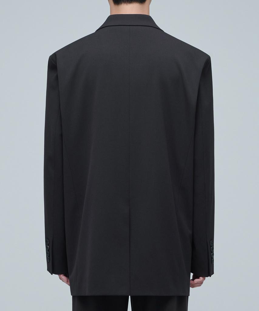Musinsa Standard Big Daddy Oversized Blazer [Dark Grey]