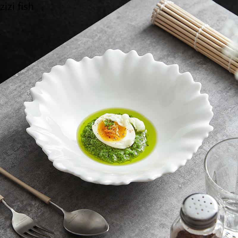 Nepravidelná keramická mísa Talíř na ovoce Salátové mísy Jídelní talíř Mísa na nudle Mísy na polévku Dezertní talíře Miska na dim sum Talíře na sashimi