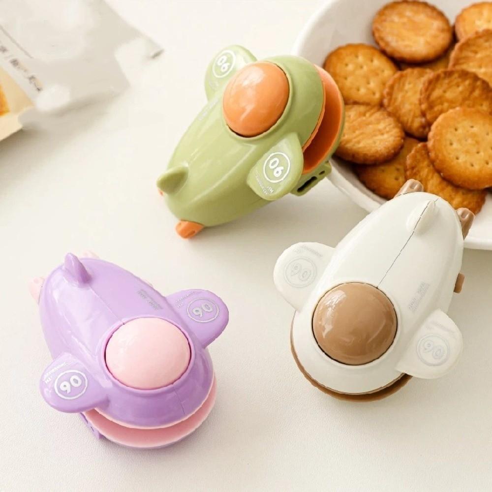 Aircraft Shape Snack Bag Sealer Efficient Mini Sealing Machine Creative Hand-Pressed Sealer  Travel