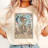 Comfort Colors Hockey Mom Tarot Card T-Shirt - Halloween Hockey Mama Tee