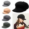 Casual Cotton Autumn Winter Women Beret Sombrero Painter Newsboy Caps Octagonal Cap Hats
