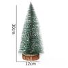 Mini Christmas Trees Artificial Pine Needle Desk Ornaments 10/15/20cm Fake Evergreen Trees for Holiday Decor