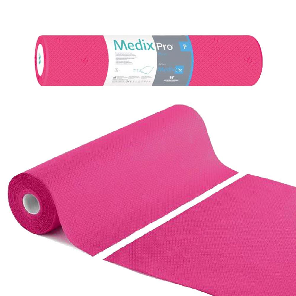 Hygienic Pad On Roll 60cm x 50cm Fuchsia 36G Medixpro 100 Pcs