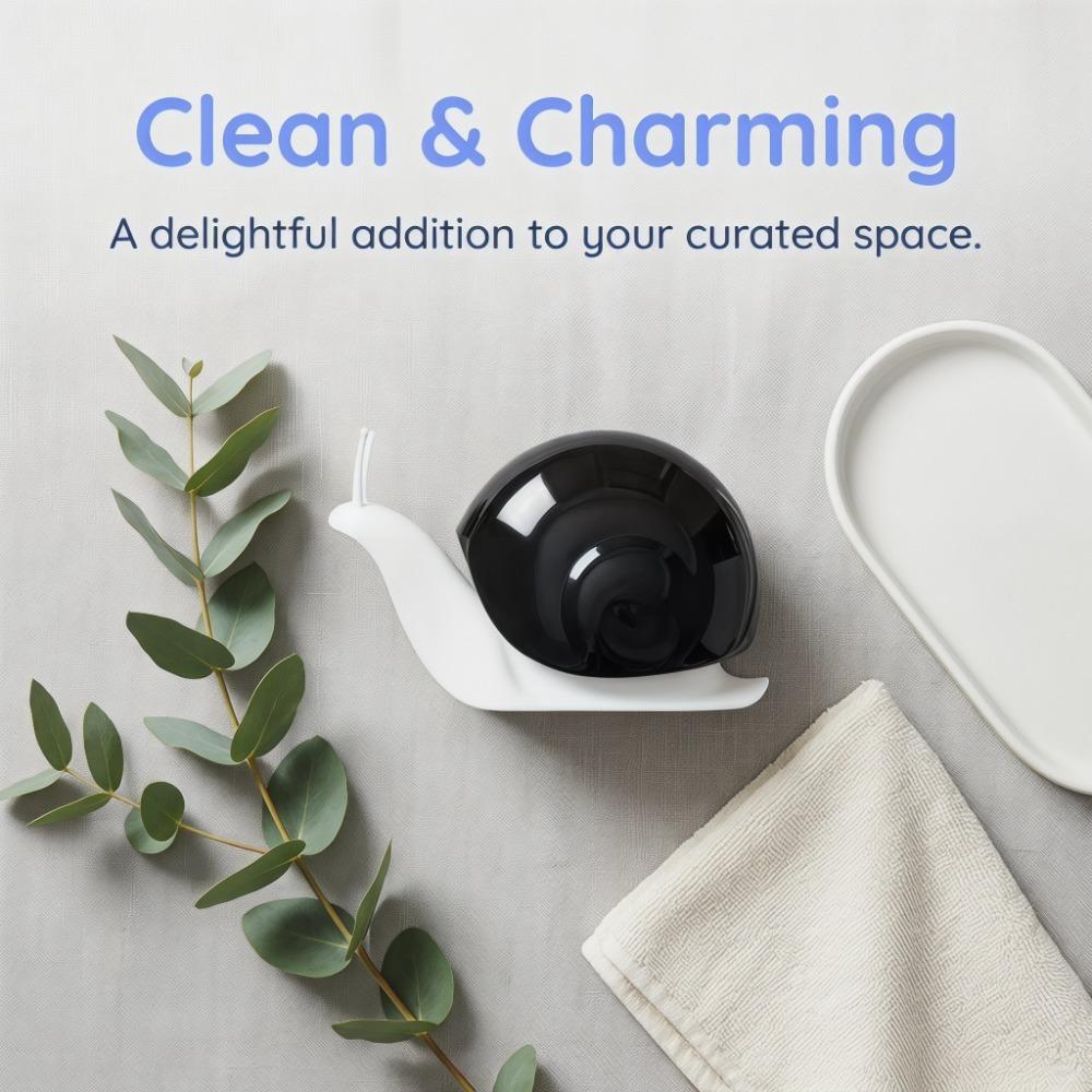 Snail Shape Soap Dispenser Plastic Soap Liquid Bottle Cute Design Liquid Soap Dispenser  Child Gift чёрный
