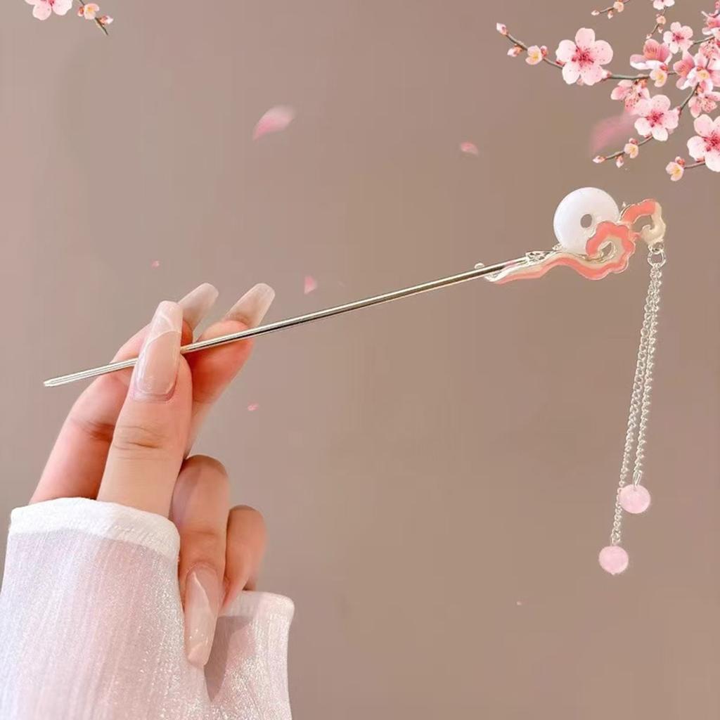 1pc Romantic Chinese Style Hair Accessory Alloy Jewelry Women's Hair Needle Suitable for Daily Wear Gifts Girls Fashion Hairpin