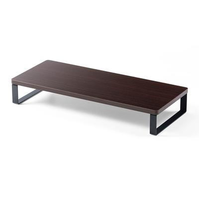 Monitor 60cm X 25cm X 10kg Load Dark Stand/Computer Stand, (W) (D) 9.5cm (H), Wooden, Capacity, Brown, 100-MR194M