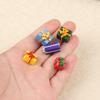 5PCS 1/12 Scale Miniature Dollhouse Christmas Gift Box Decoration Accessories