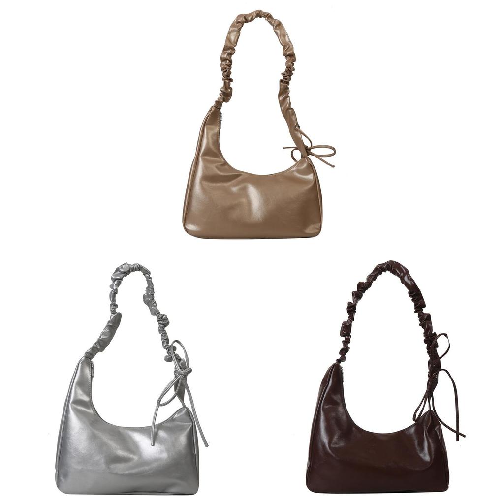 Designer Large Pu Clutch With Wrinkled Texture And Zipper Closure For Casual Outings