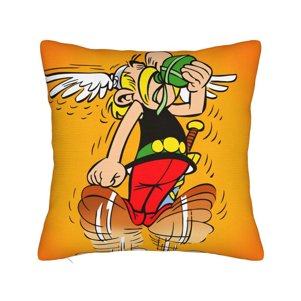Pillow Cover A-Asterix E-Et Obelix Manga Fashion Pillow Case For Living Room Sofa Pillowcases