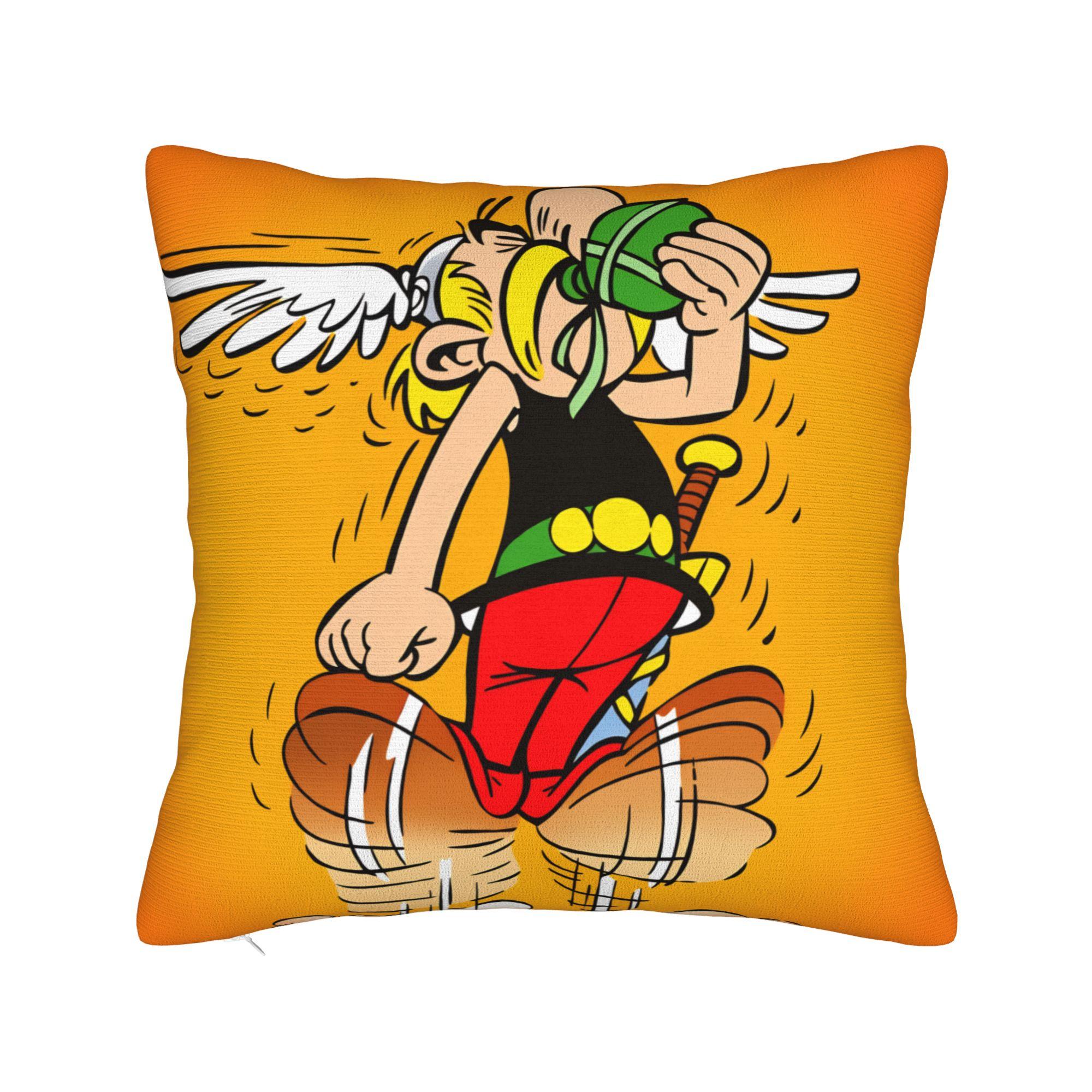 Pillow Cover A-Asterix E-Et Obelix Manga  Fashion Pillow Case For Living Room Sofa Pillowcases 50*50cm