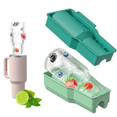 Best Gift Tumbler Ice Mold Silicone Ice Molds for Cup Cylinder-Shaped Ice Tray for Water Bottles Stanley Cup Accessories
