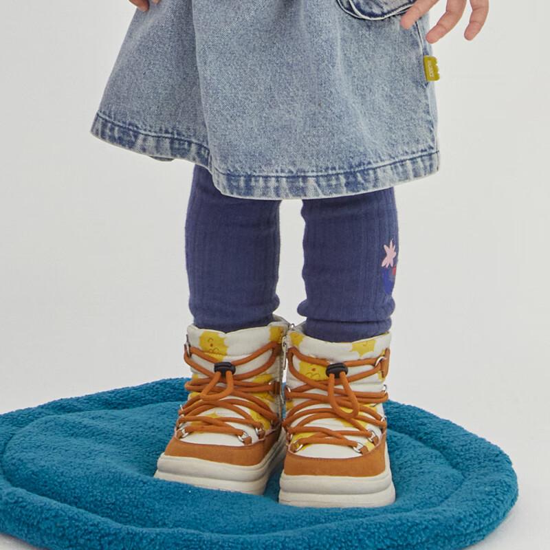 Papa Girls  Thickened Fleece Winter Leggings 100cm