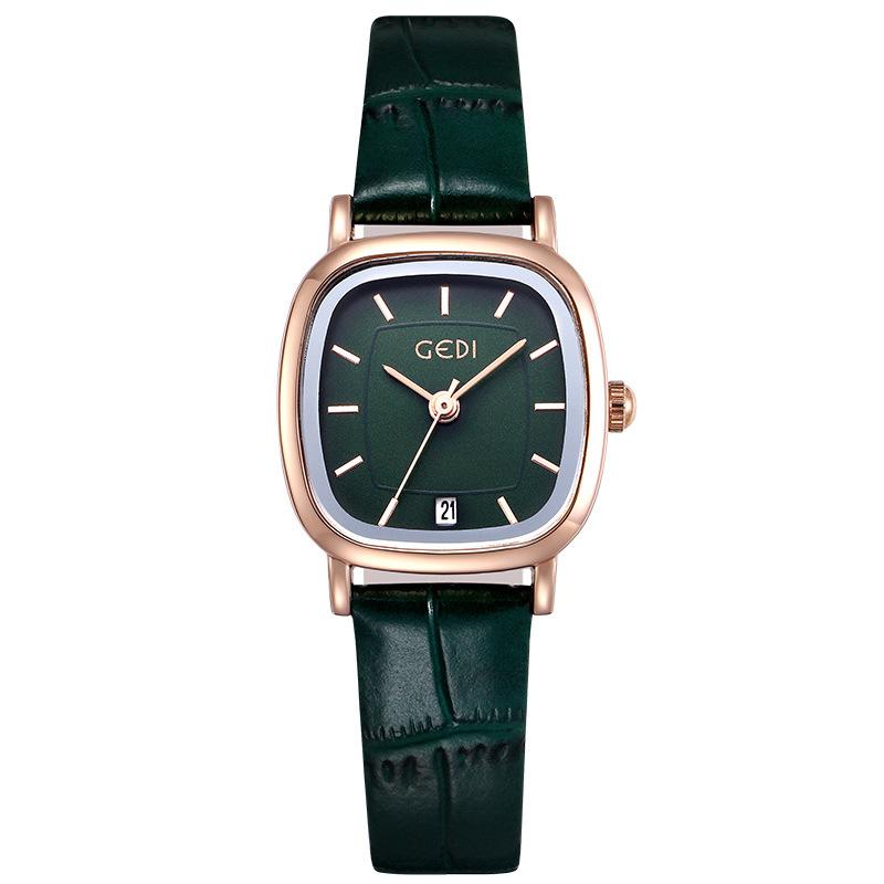 Watch Belt, Simple Temperament, Light Luxury, Small And Exquisite Women'S Square Watch, Support