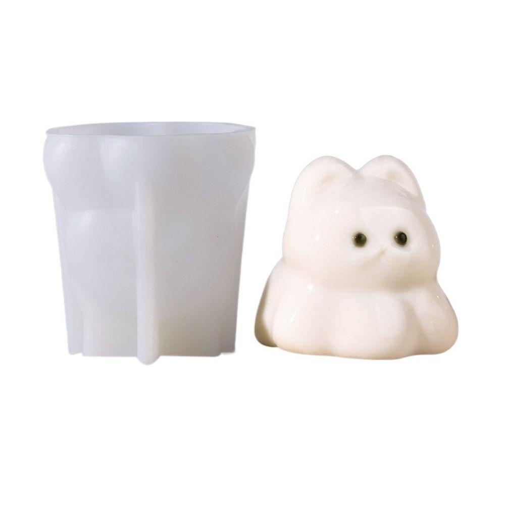 3D Dog Milk Pudding Mold Silicone Rabbit Bear Ice Cream Mold Cute Mousse Cake Molds  Home