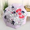 1pc Hello Kitty CollectionUmbrella with Plastic Handle,Suitable for All Seasons Home Travel Outdoor UmbrellaSanlio184
