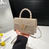 Simple Design Fashionable Commuter Shoulder Handbag Women's 2025 Spring and Summer New High-end Messenger Small Square Bag