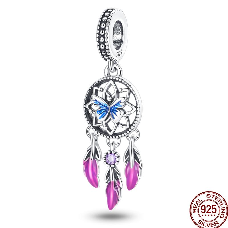 Copper Metal Bird Flying Wings Bee Plant Insect Colored Zircon Charm Bead Component Bead Components Ideal Designed For 3MM Authentic Original