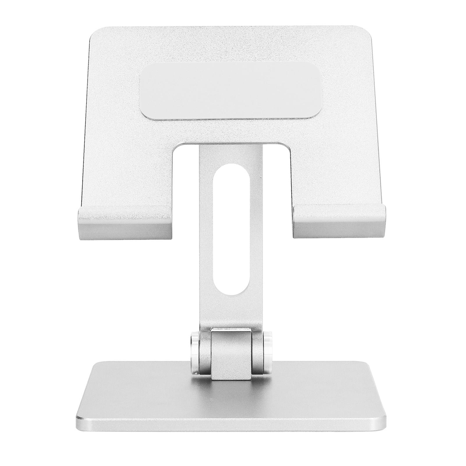 Adjustable Phone Stand Aluminum Alloy Reusable Tablet Holders Rack for Office Home BedroomSilver argento
